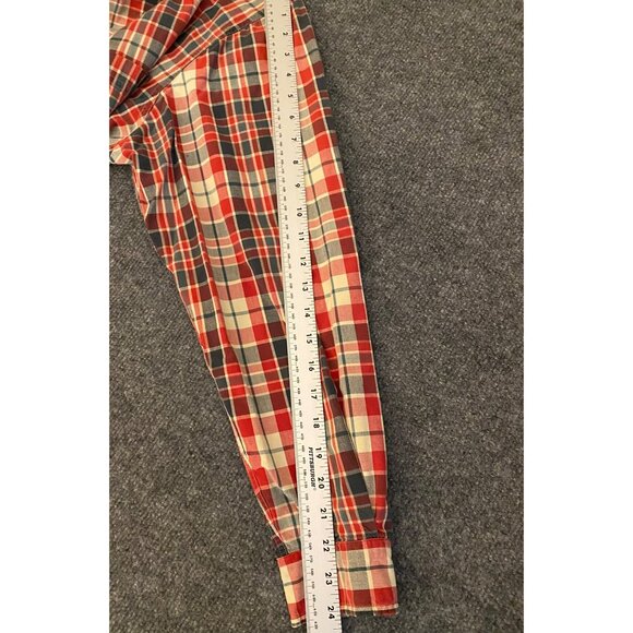 VTG Abercrombie & Fitch "The Big Shirt" 90s Plaid Flannel Mens M Preppy Grunge - Picture 14 of 16